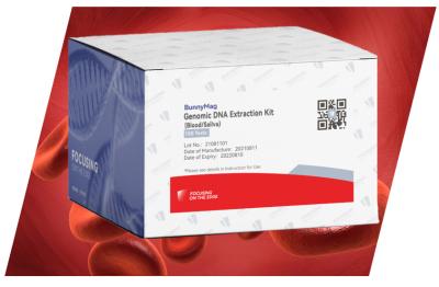 China Jogo do isolamento do gDNA do sangue de BunnyMag para a digestão do qPCR e da enzima (método magnético dos grânulos) à venda