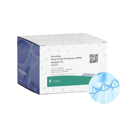 China Jogo da extração do cfDNA de Microbiome dos líquidos de corpo de BunnyMag (PCR, arranjar em sequência de Metagenomic Next Generation) à venda