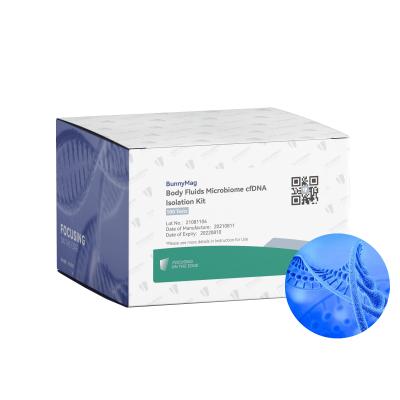 China Jogo do isolamento do ADN de Kit Body Fluids Microbial da extração do RNA do ADN de MNGS à venda