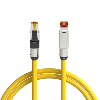 China Linkwylan Cat8 Pre-assembled Patch Cord 22AWG Cable Pre-terminated with Cat8 Field Connectors Preminum Hi-Speed 40GBit LW-CA8S-XXX/PR for sale