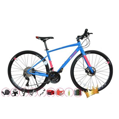 China EPS X6 Tech XDS Hydraulic Lightweight Aluminum Alloy Road Bike 27 Speed Disc Brake Frame Road Bike 700C*480mm for sale