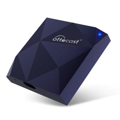 China Convert Original wired Android Auto to wireless OTTOCAST New design carplay android wireless carplay android box ai 4g Android auto for sale