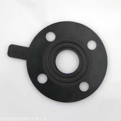 China Various Sizes Rubber Flange Gasket With Excellent Acid Resistance And 300% Elongation for sale