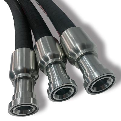 China 6mm-300mm High Pressure Hydraulic Hose With NBR Synthetic Rubber Cover Product Specification for sale