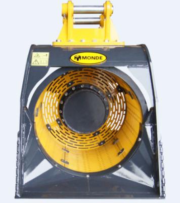 China Farms WORLD Bucket Mini Excavator 2-6 Ton Rotary Sifting Rotary Sifting Bucket for sale