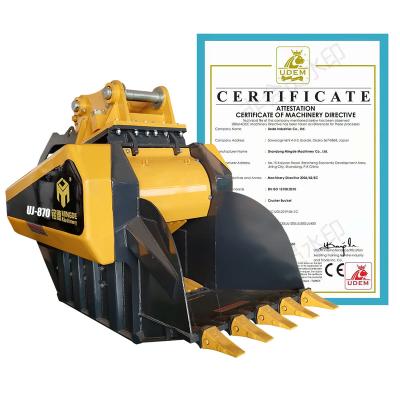China Building Material Shops High Quality WORLD Excavator 330 Bucket Crusher for sale