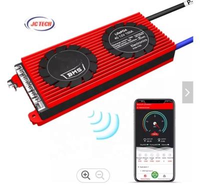 China Good Smart BMS 4s 8s 16s bms lifepo4 bms 48v 16s UART BT 30a 50a 100a 150a 200a 250a storage solar power systems prices for sale