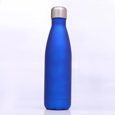 China PORTABLE 304 Rubber Mug Insulation Cup 304 Stainless Steel Sports Rolling Cold Paint Cola Bottle Insulation Bottle for sale