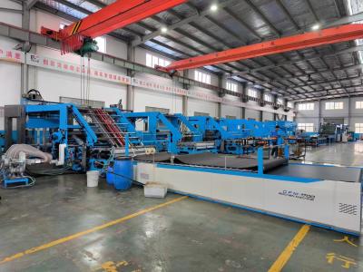 China Precise sheet to sheet laminating machine voor gegolfd papier met automatische correctie en hoge snelheid servo control Te koop