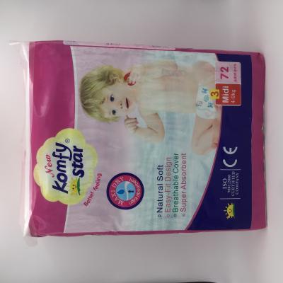 China Printed in merries diaper stocklots alva factory stocklot alva softcare baby stock diapers for sale
