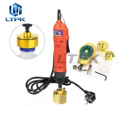 China LT-EC01 Small Handheld Electric Manual Food Water Bottle Screw Plastic Capping Machine for sale