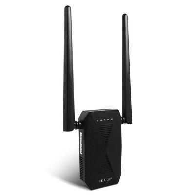 China New Two-Antenna Black 2.4g Signal 2.4g and 5GWIFI Black Repeater Home Wireless Network Amplification Enhanced Signal Expansion Equipment AC2939 for sale
