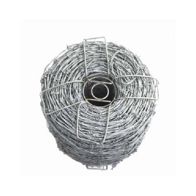 China Government Buildings And Pasture Boundary High Quality Anti Climb Iron Barbed Wire Mesh Galvanized PVC Coated Barbed Wire Price Per Roll for sale