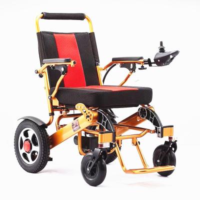 China Lightweight Folding Rehabilitation Center China Aid Power Wheelchair With Lithium Battery for sale