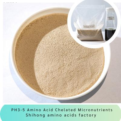Chine Cobalt de cuivre de molybdène de bore de zinc de manganèse de fer des oligo-éléments Ph3-5 chélaté par acide aminé à vendre