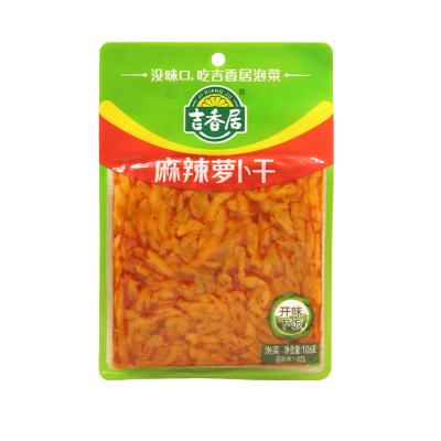 China Dried turnip Factory Wholesale Jixiangju spicy radish dried 106g Mustard for sale