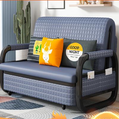 China Foldable Technology Disposable Fabric Sofa Bed Single Foldable Dual Use Apartment Small Sofa Bed for sale
