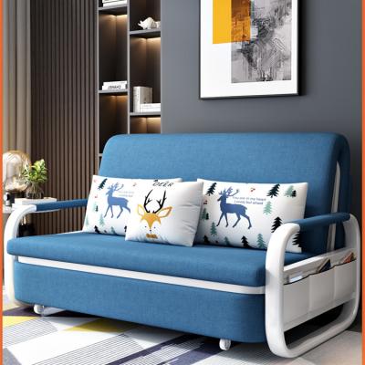 China Foldable Multifunctional Soft Storage King Size Leather Bed Guangdong Antique Set Wooden Sofa Bed for sale