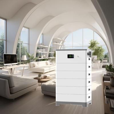 China 51.2V 100AH Stack All In One Rackmount Lithium Battery For Home Solar Energy Storage for sale