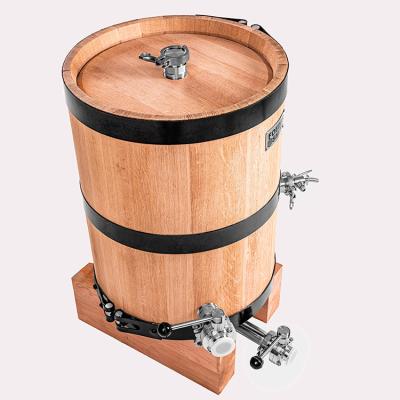 China Liquor Decoration 3BBL Suppliers Customized American Oak Beer Barrel for sale