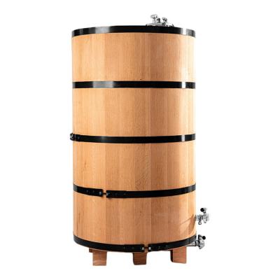 China Liquor Durable Using Various Charred Oak Wood Beer Barrel For Wine for sale