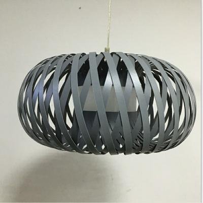 중국 회색 폴리프로필렌 갓 300*200MM 펜던트 220v 야간 조명 판매용