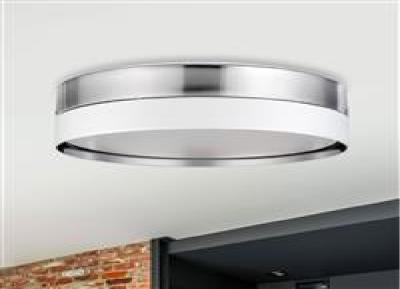 Cina La lampada del soffitto del tamburo del PVC LED protegge 45*16.5cm il TC Chrome bianco in vendita