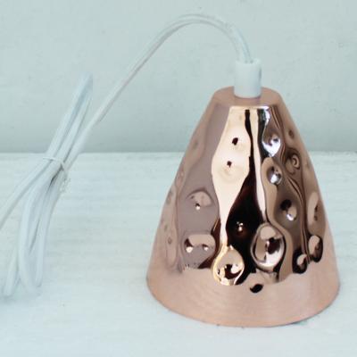 중국 UMIK 침대 옆 램프 음영 NA 금속 콘 그늘 200*350mm 투명 와이어 판매용