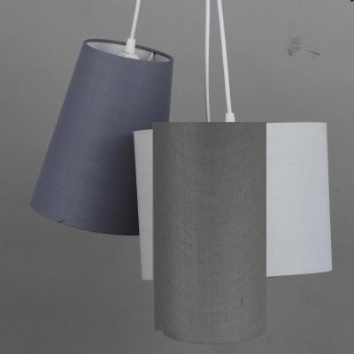 Cina La lampada di tela del trio del tessuto protegge le tonalità differenti di colore di 200*350MM in vendita