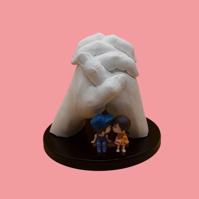 China Europe 3D Hand Mold Molding Kit Clay Crafts Keepsake Gifts for Couples Baby Families for sale