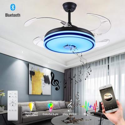 China New wifi rf ceiling fan light smart ligho