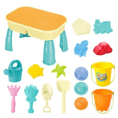 China Outdoor games wholesale beach table sand water table sand water table tool kit beach toys for sale