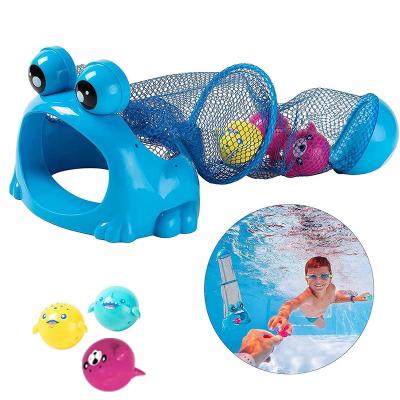 China Summer 3+ Summer Toy Feeding Frog Play Lower Driver Swimming Pool Toy Scuba Diving Boy and Girl Swimming Diving Training Toy for sale