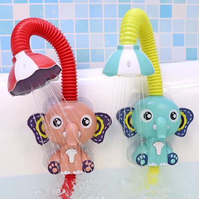China Electric Water Tool Spray Children's Bath Toy Elephant Sprinkles Flowers Cloud Baby Shower Bathroom Bath Toys Swimming Toys for sale