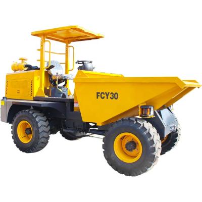 China Construction material shops mini dump FCY30 3 ton site dumper construction dumper mining widely use mini dumper for sale for sale