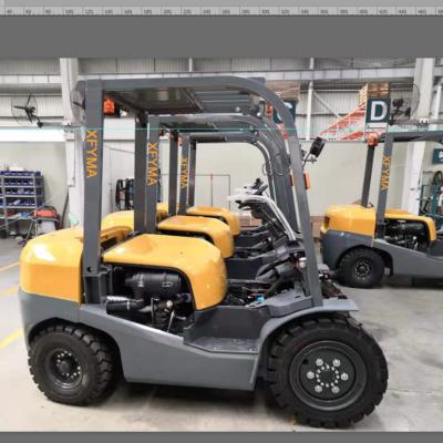 China High Quality Machinery Repair Shop Mini Four Wheel 3000kg 3T Price Forklift For Warehouse Container ISUZU C240 Engine for sale