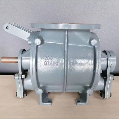 China DN100-DN350 Portgröße Pneumatischer Durchblasluftschleusen-Zuführer für einen glatten Materialfluss zu verkaufen