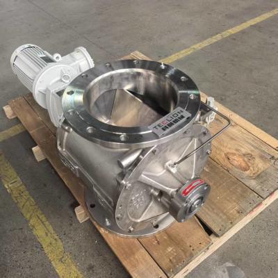 China 12 inch large volume stainless steel gravity feeding powder rotary airlock valve for sale