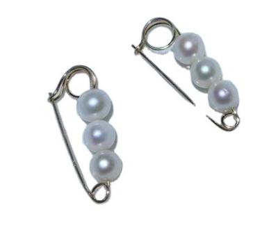 China FASHIONABLE designer Collection for women lady girls daily use gold thread natural pearl freshwater earrings for sale
