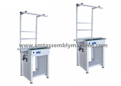 China Control automático ligero blanco de la correa del transportador redondo de SMT con la tabla que empalma de SMT en venta