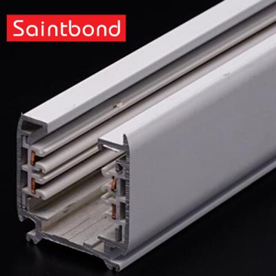 China Modern white lighting track 4 wires led track show spot lighting rail for sale