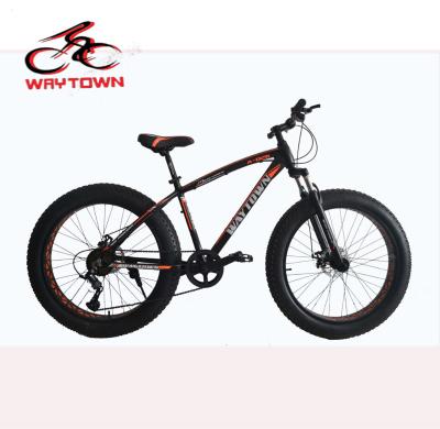 China Wholesale Aluminum Alloy Customize 26 Inch 7 Speed Fat Tire Alloy Mountain Bike , 4.0 Snow Fat Tire for sale