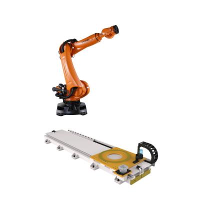 中国 一突きおよび場所のための線形柵が付いているKUKAの工業用ロボットの腕KR210 R2700 6の軸線の工業用ロボット 販売のため