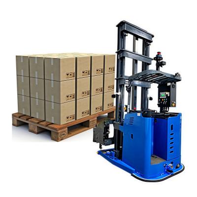 China Brandnieuwe NDC Laser Navigation 1,5 Ton Hoog Lift Stacker Warehouse And Industrial Work Diesel aangedreven Stacker Vorklift Te koop