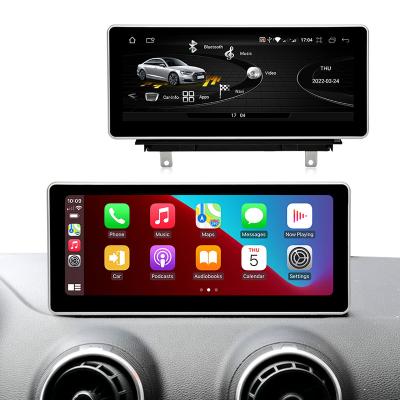 China GPS Android11 A3 Core 8 Video 10.25 inch Car Multimedia Player For Audi A3 2009-2016 Car GPS Audio Stereo Navigation 4G WiFi carplay for sale