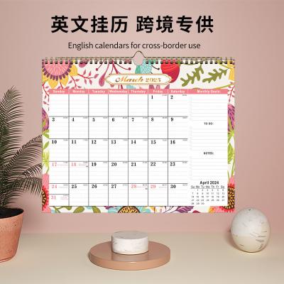 China Impresión de calendario personalizado personalizado para Diciembre Vista mensual Diseño en venta