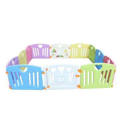 China Plastic European Style Baby Playpen Used Temporary Fence for sale