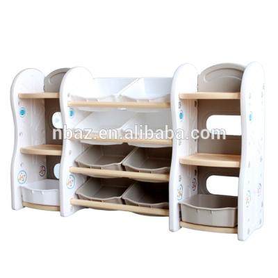 China Home Plastic Kids Shelf Toys Storage Rack for sale