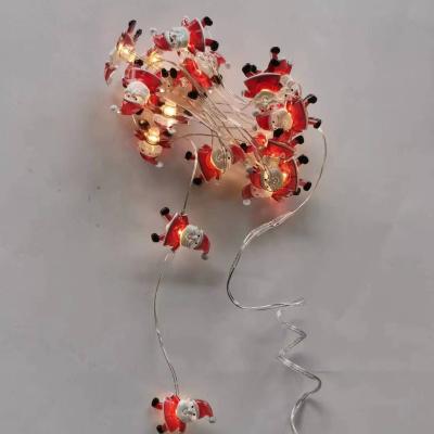 China Copper wire battery lights copper wire led string christmas lights holiday decoration lighting for sale