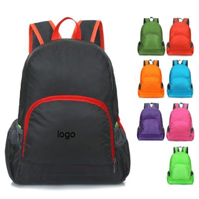 China Commercial Wholesale Recyclable Wholesales Cheap Customized Waterproof Foldable Foldable Backpack for sale